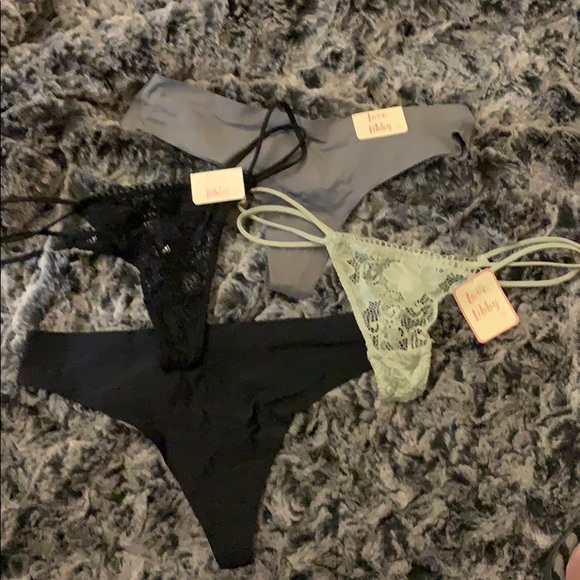 love libby Intimates & Sleepwear Love Libby Thong Panties Set Of 4